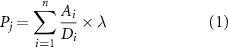 Equation (1)