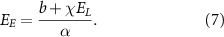 Equation (7)
