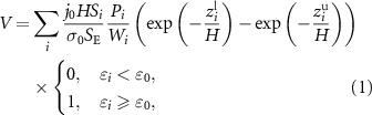 Equation (1)