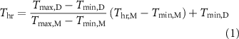 Equation (1)