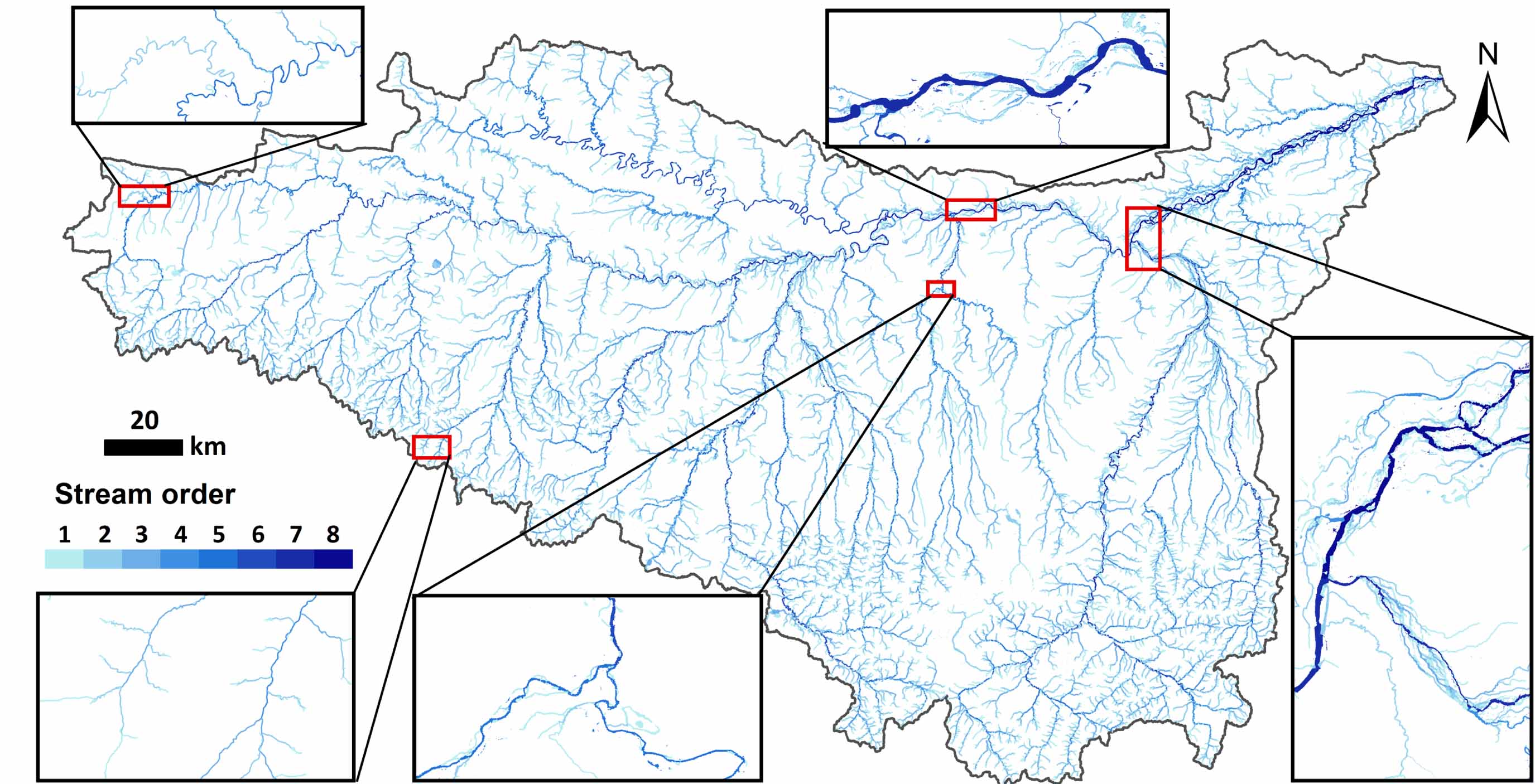 High-resolution satellite-derived river network map reveals small ...