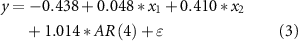 Equation (3)