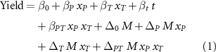 Equation (1)