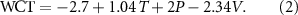 Equation (2)