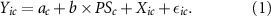 Equation (1)