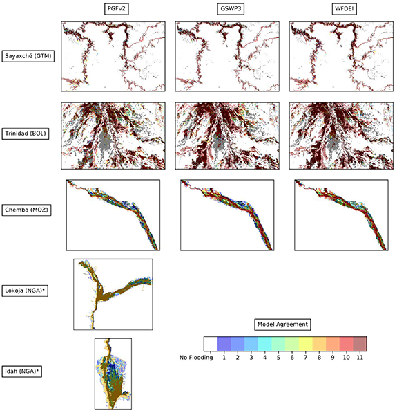 Evaluation of river flood extent simulated with multiple global ...