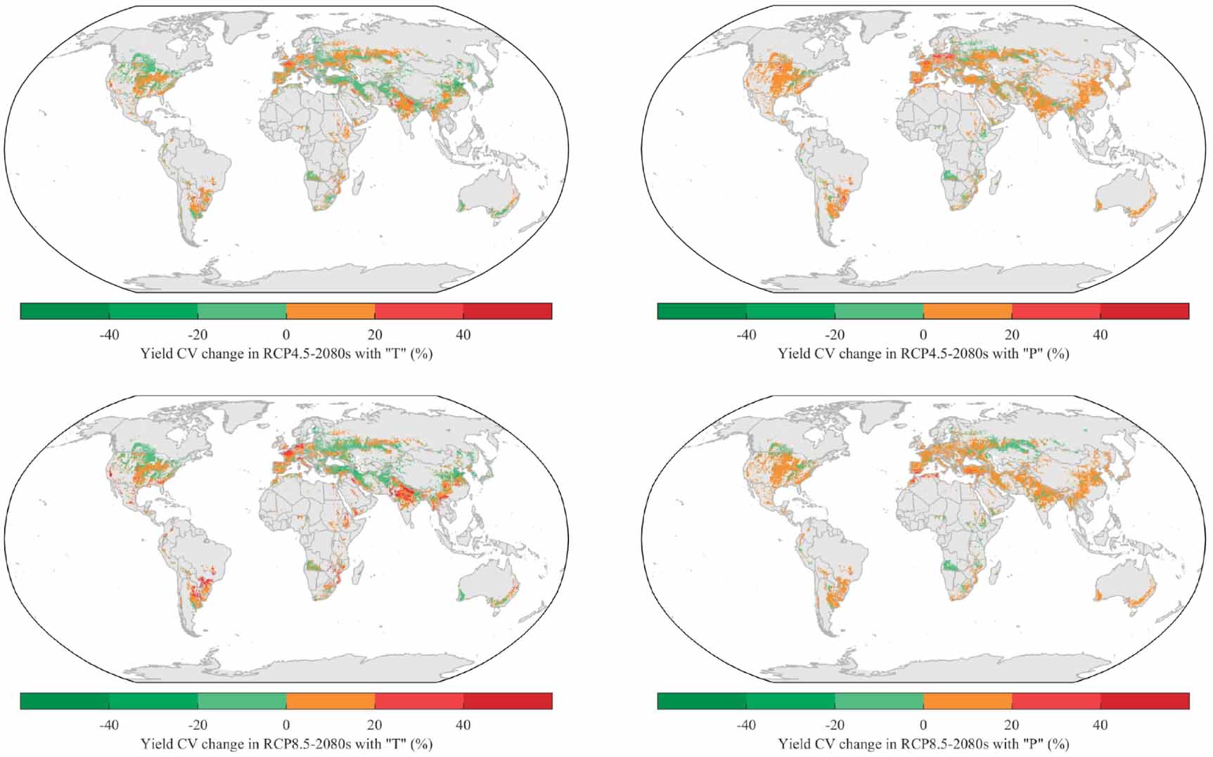 Future climate change significantly alters interannual wheat yield ...