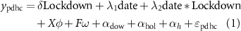 Equation (1)