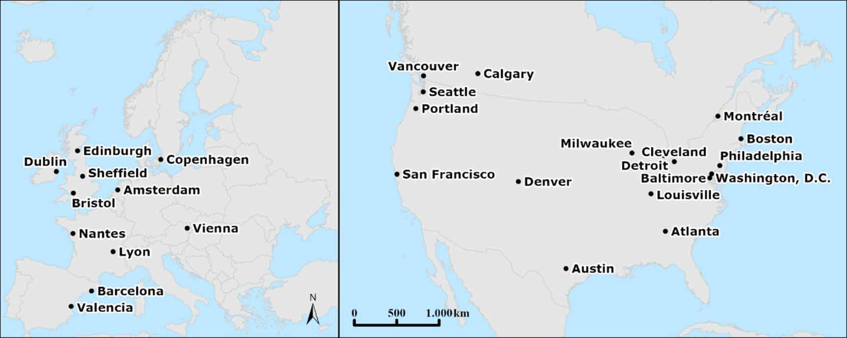 Exploring green gentrification in 28 global North cities: the role of ...