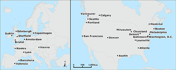 Exploring green gentrification in 28 global North cities: the role of ...