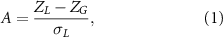 Equation (1)