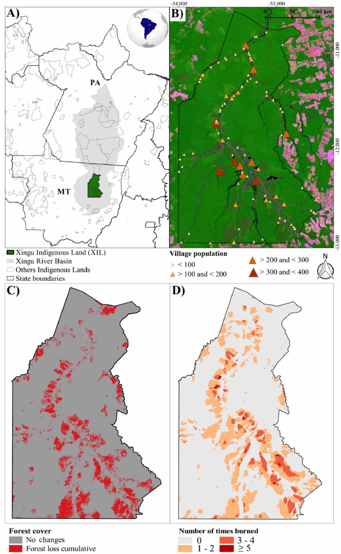 Intensification of fire regimes and forest loss in the Território ...