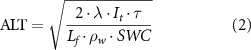 Equation (2)