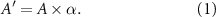 Equation (1)