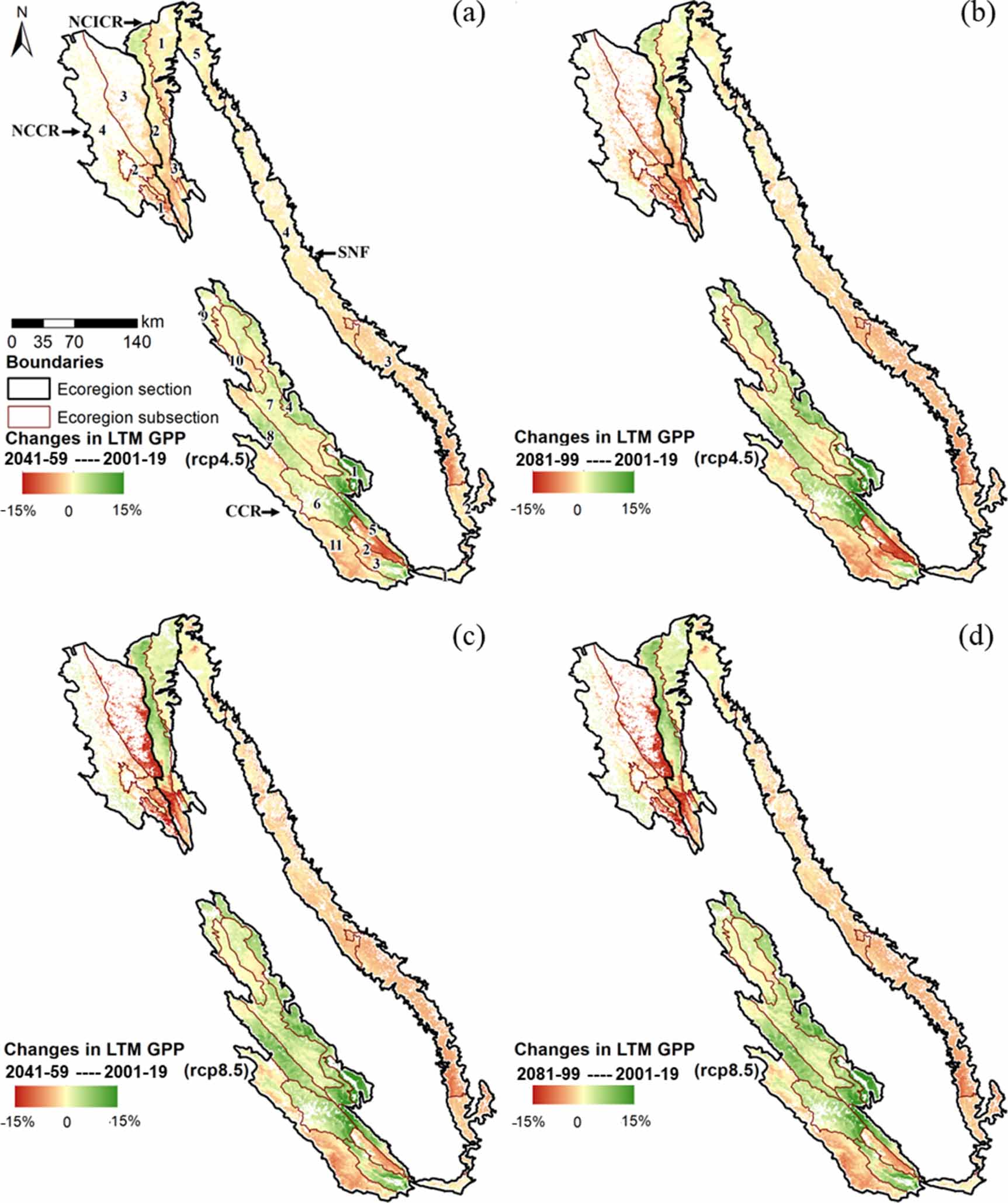 Regional differences in the response of California’s rangeland ...