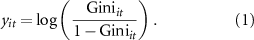 Equation (1)