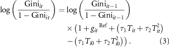 Equation (3)