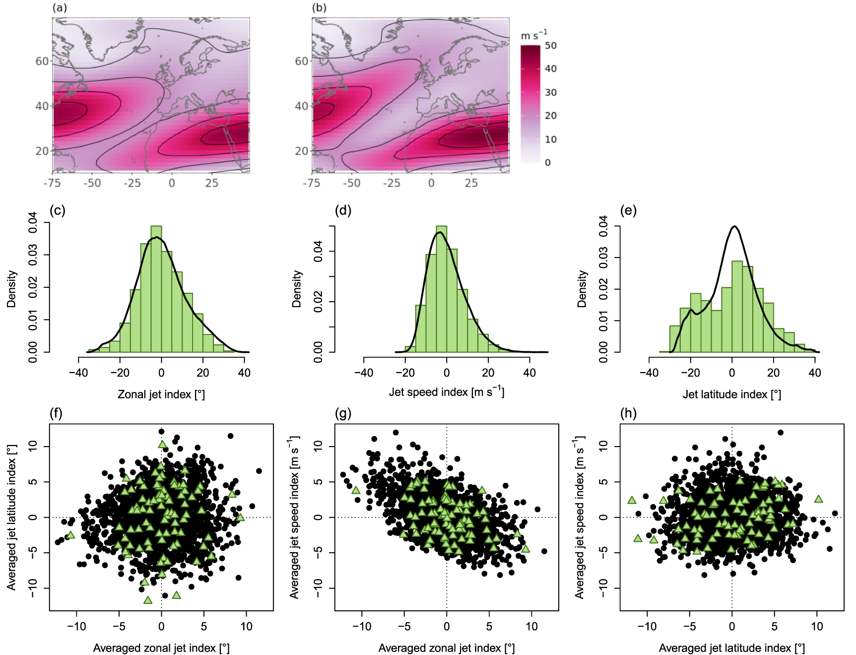 Jet Graphs Persistent anomalies of the North Atlantic jet stream and associated ...