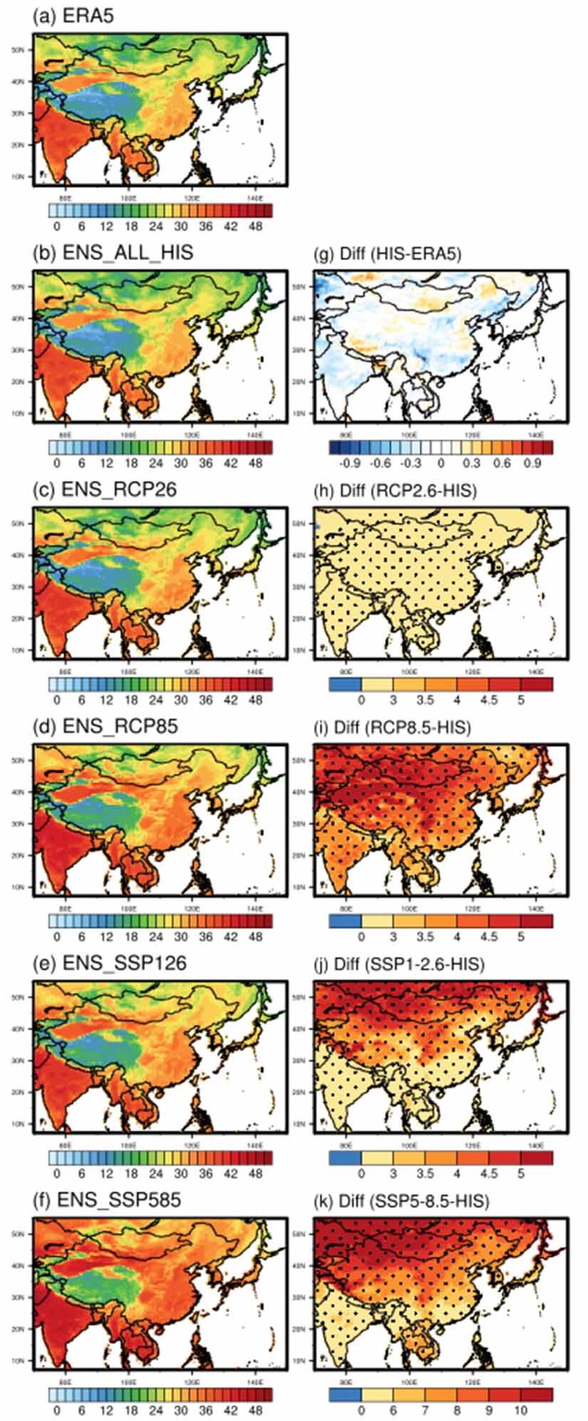 Future changes in extreme heatwaves in terms of intensity and duration ...