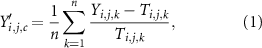 Equation (1)
