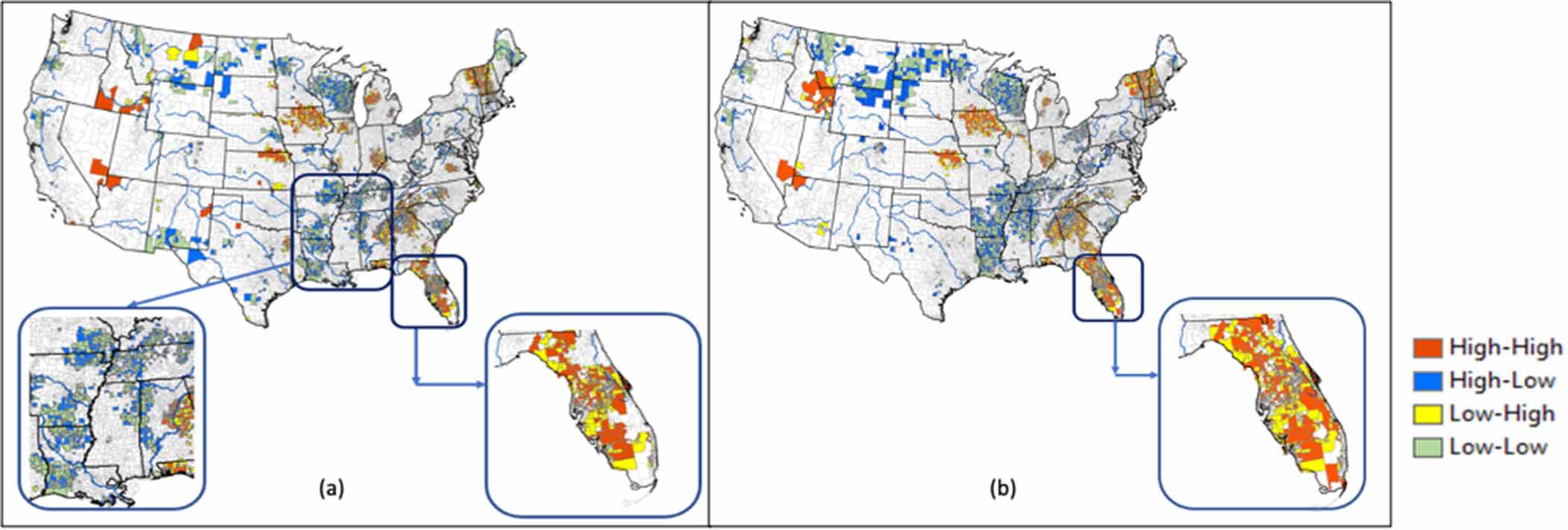 Spatial distribution of socio-demographic and housing-based factors in ...