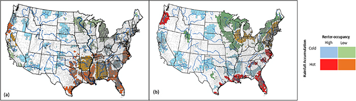 Spatial distribution of socio-demographic and housing-based factors in ...