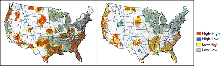 Spatial distribution of socio-demographic and housing-based factors in ...