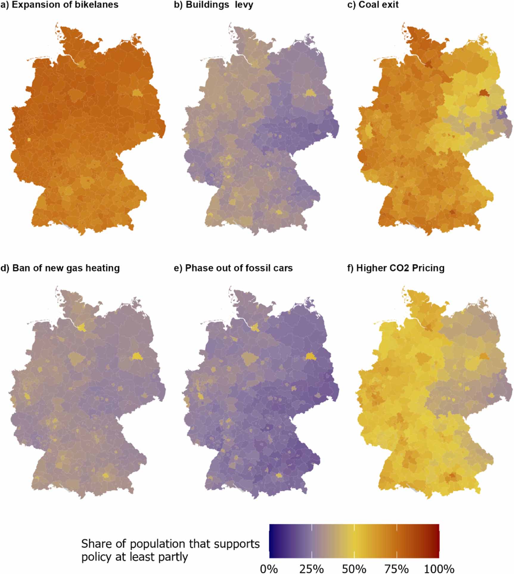 Local support of climate change policies in Germany over time - IOPscience
