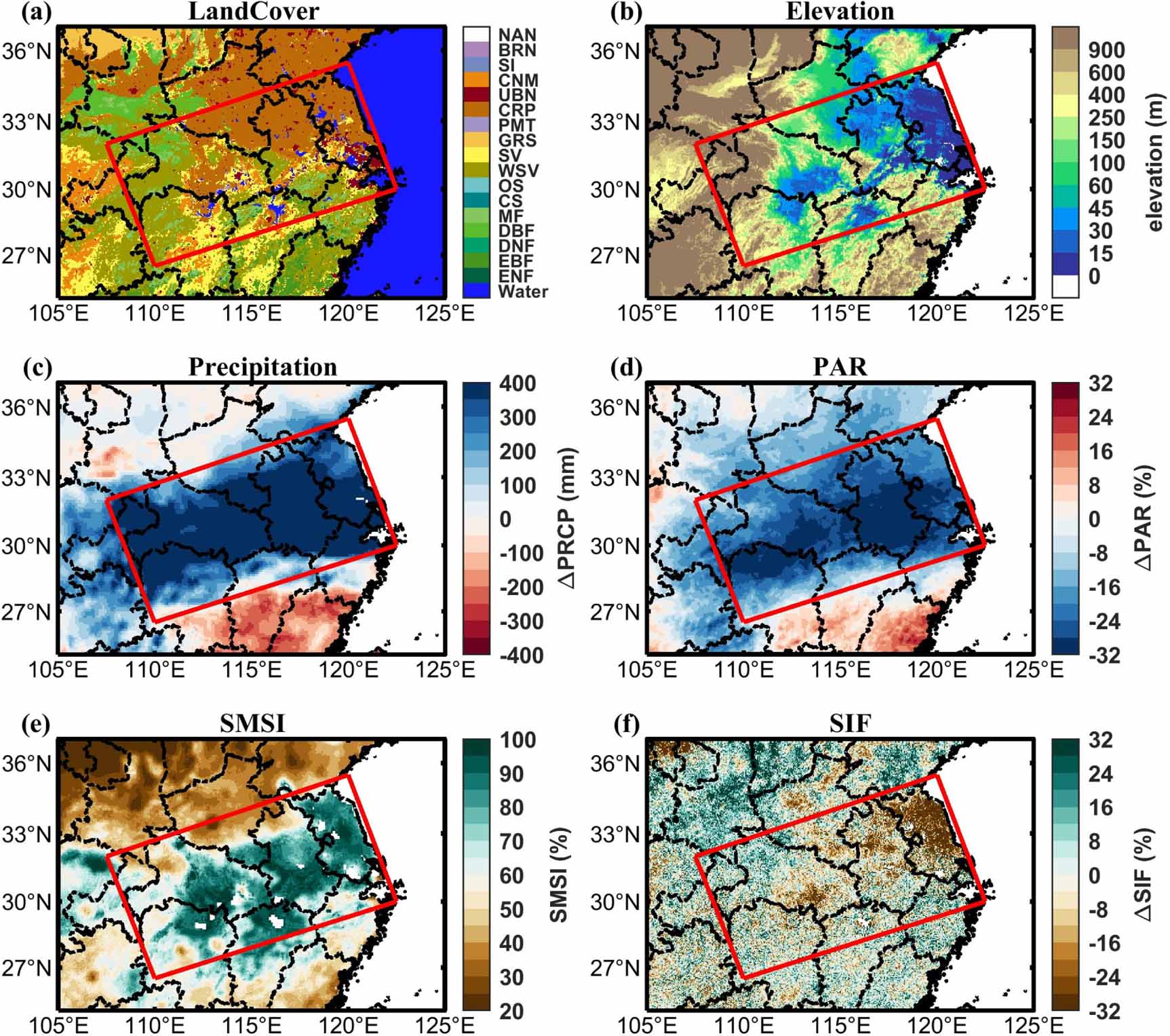 Divergent response of crops and natural vegetation to the record