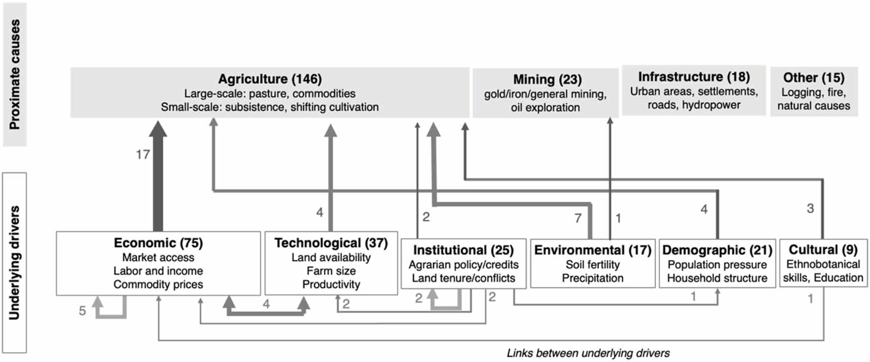 A systematic comparison of deforestation drivers and policy ...