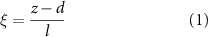 Equation (1)