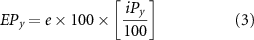 Equation (3)