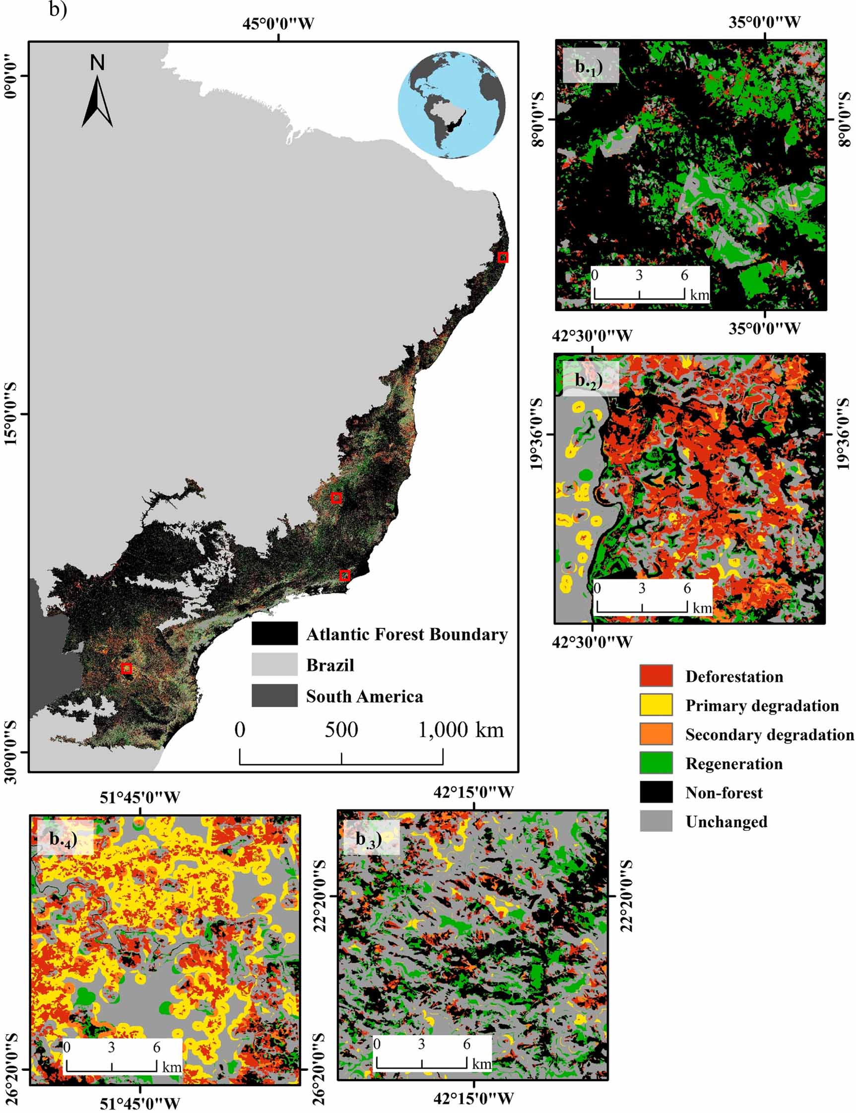 Quantifying landscape fragmentation and forest carbon dynamics over 35 ...