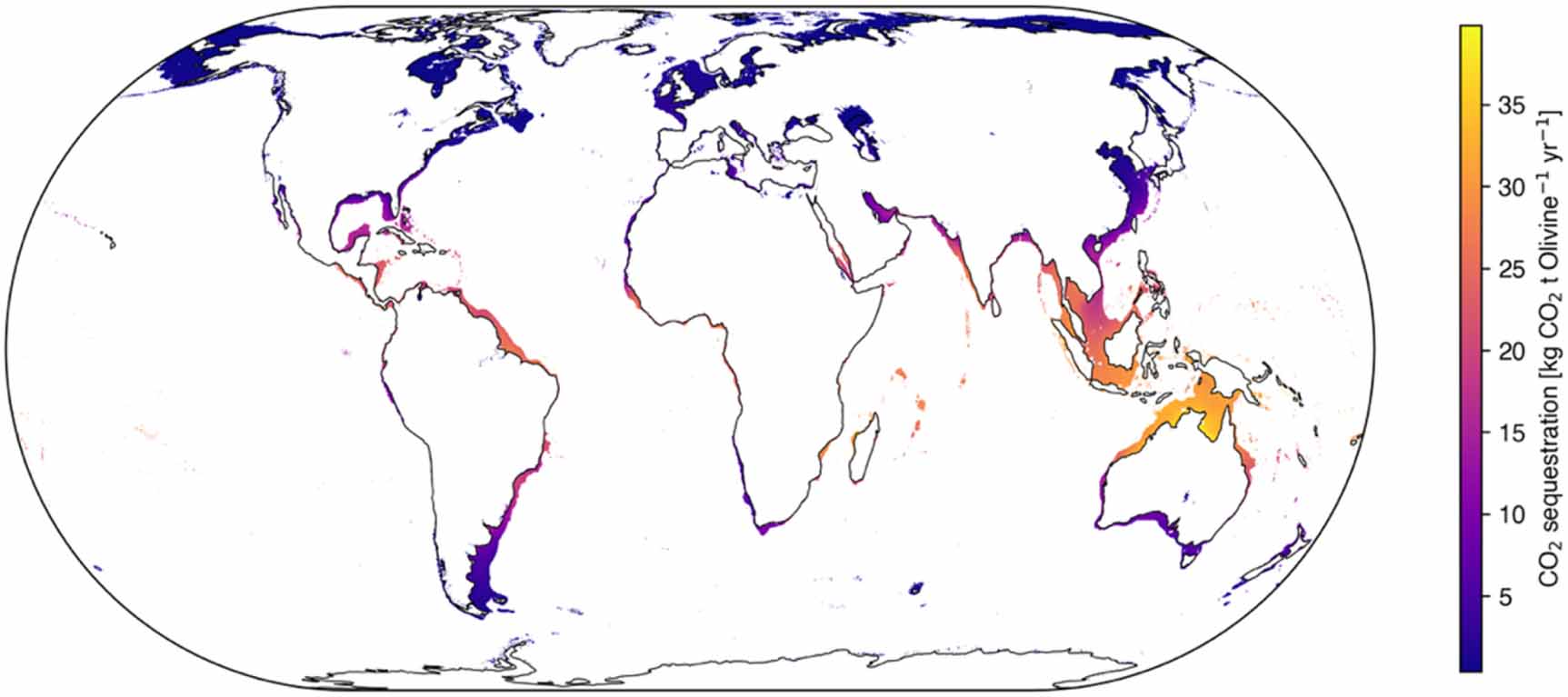 Regional potential of coastal ocean alkalinization with olivine within ...