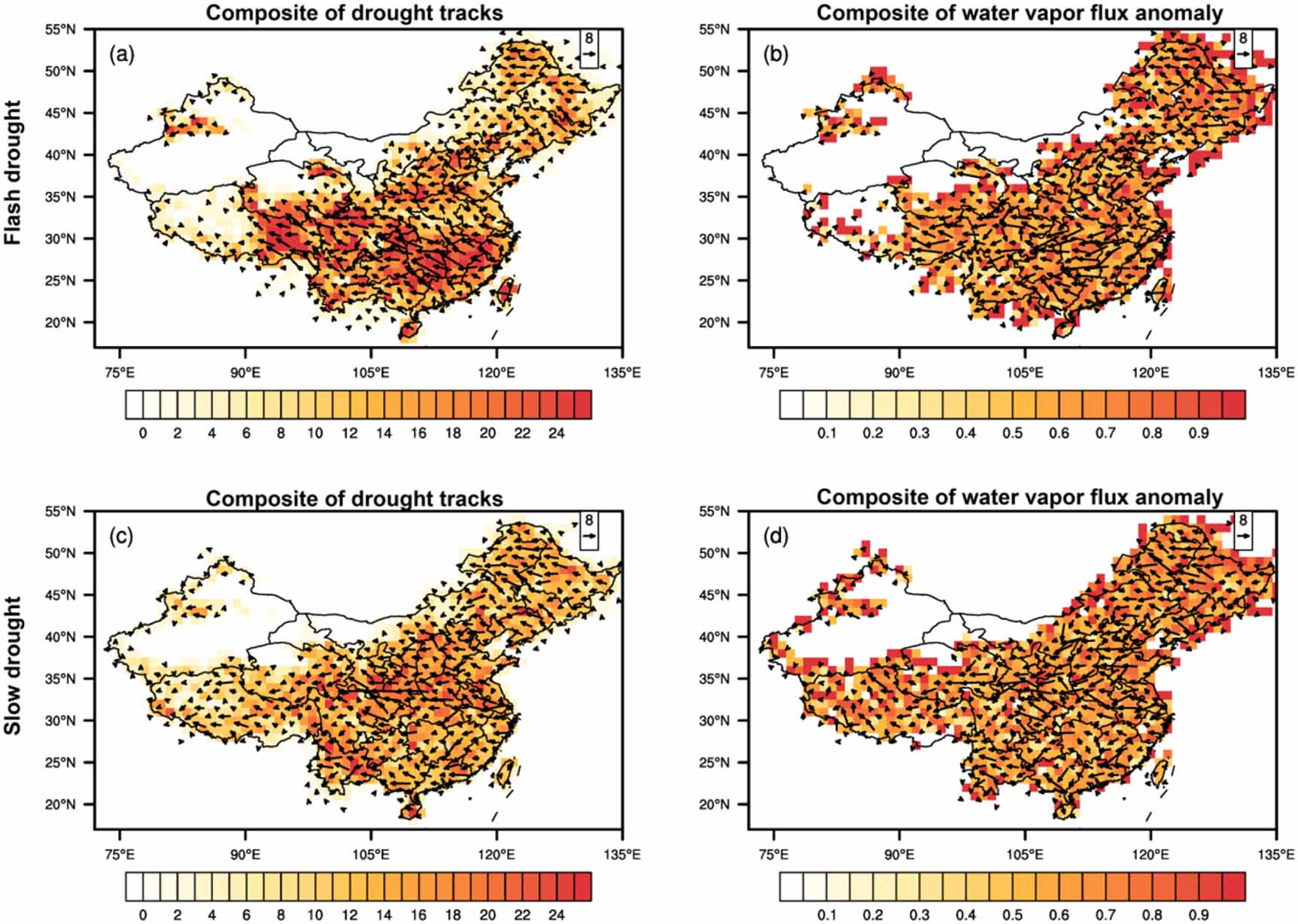 Disparities and similarities in the spatiotemporal dynamics of flash ...