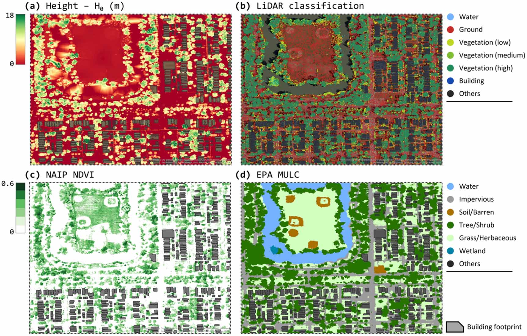 Detailed height mapping of trees and buildings (HiTAB) in Chicago and ...