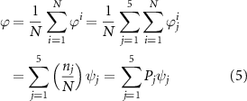 Equation (5)