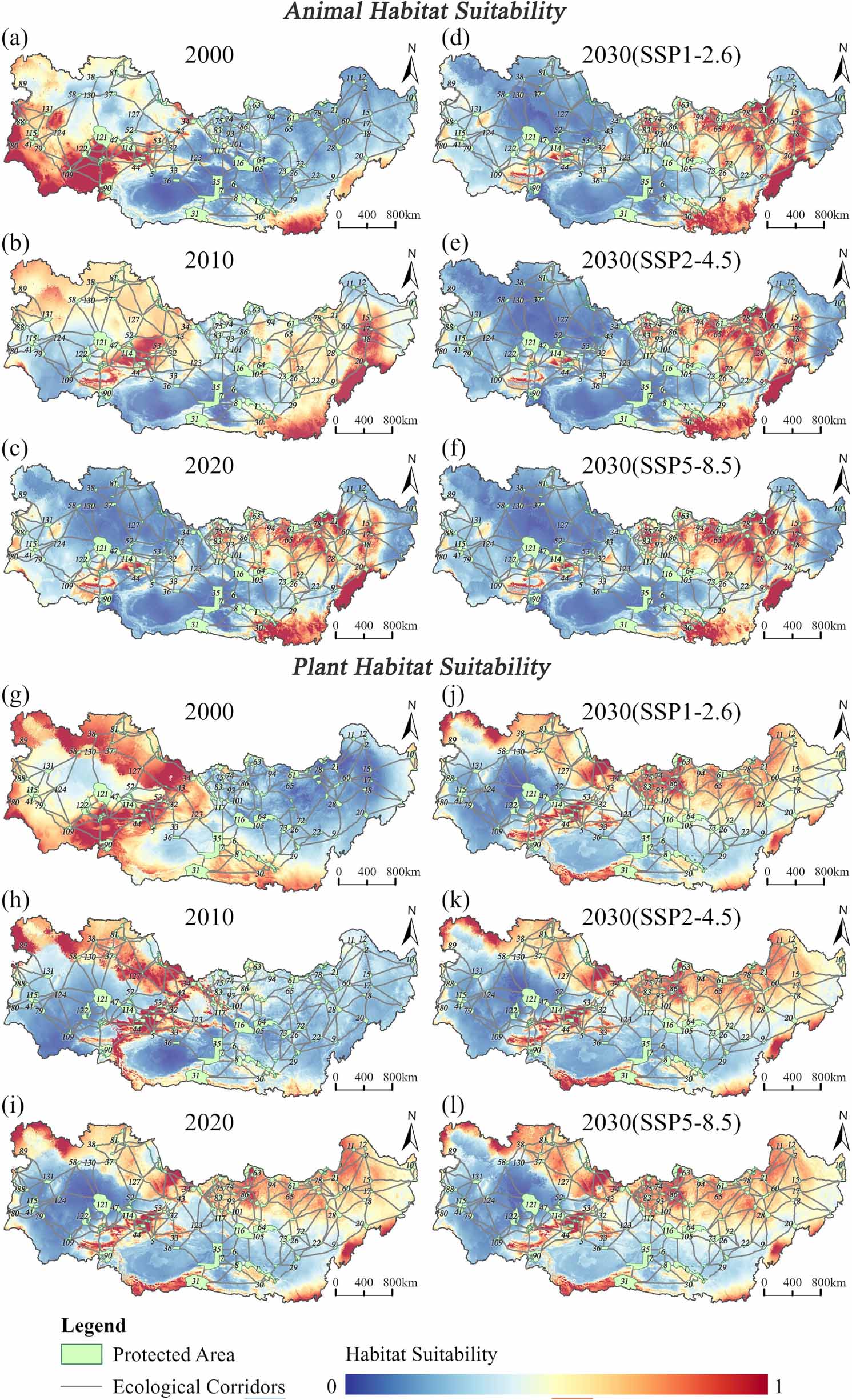 Enhancing the climate resilience of protected area networks in drylands ...