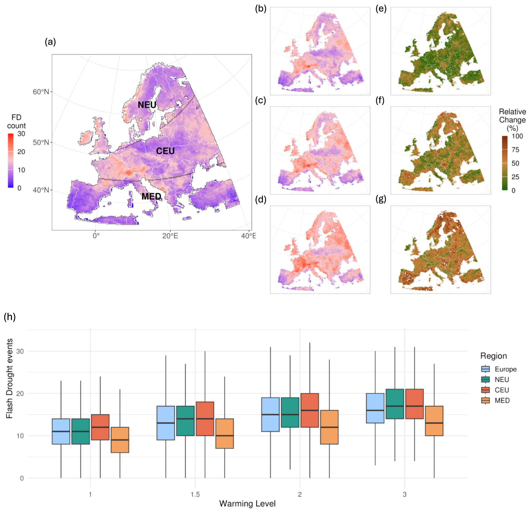 Increasing spatial extent and frequency of flash drought in Europe with ...