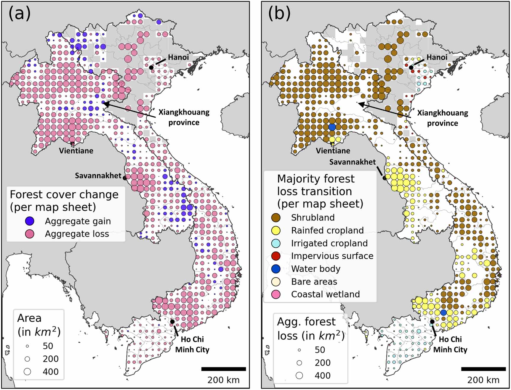 Large-scale historical land use mapping in Vietnam and Laos using ...