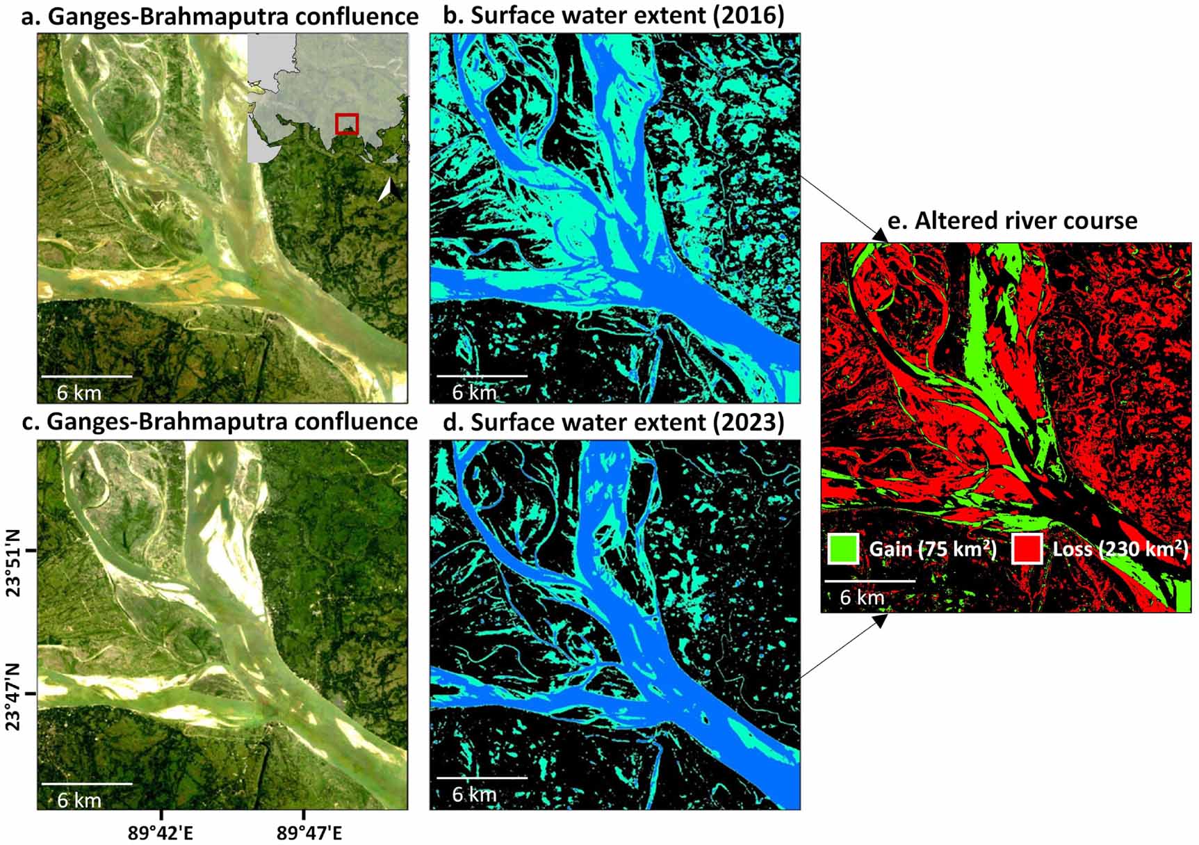 Estimates of global surface water dynamics harnessing near real-time ...