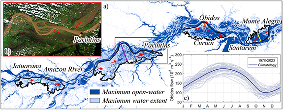 Amplified response of Amazon floodplain flows to rising river levels ...