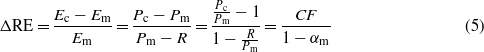 Equation (5)