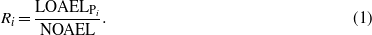 Equation (1)
