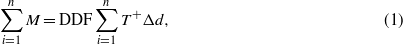 Equation (1)