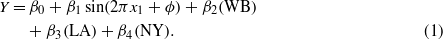 Equation (1)
