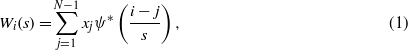 Equation (1)