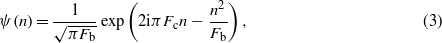 Equation (3)