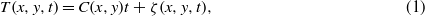 Equation (1)