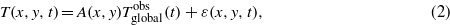 Equation (2)